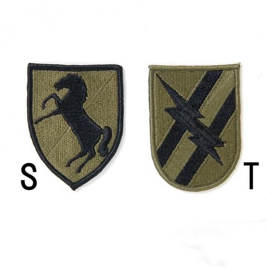 アメリカ軍 ミリタリー OD 部隊章ワッペン 新品 BRANCH-GN