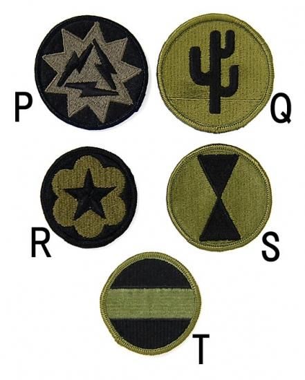 アメリカ軍 ミリタリー OD 部隊章ワッペン 新品 BRANCH-GN3 アメリカ軍 ミリタリー OD 部隊章ワッペン 新品 BRANCH-GN3