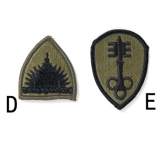 アメリカ軍 ミリタリー OD 部隊章ワッペン 新品 BRANCH-GN5A