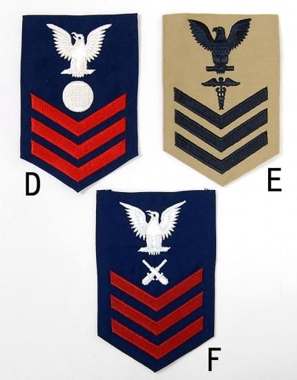 大学生 割引 アメリカ海軍 U.S.NAVY 階級章ワッペン 新品 NAVY-C 個人装備
