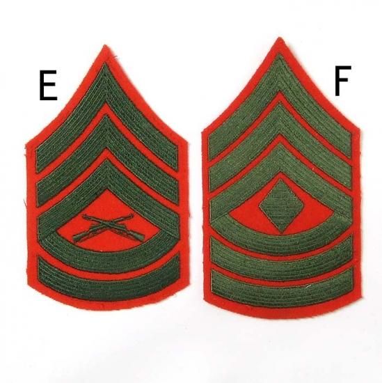 米軍海兵隊☆制服用(階級章)セット 最重要