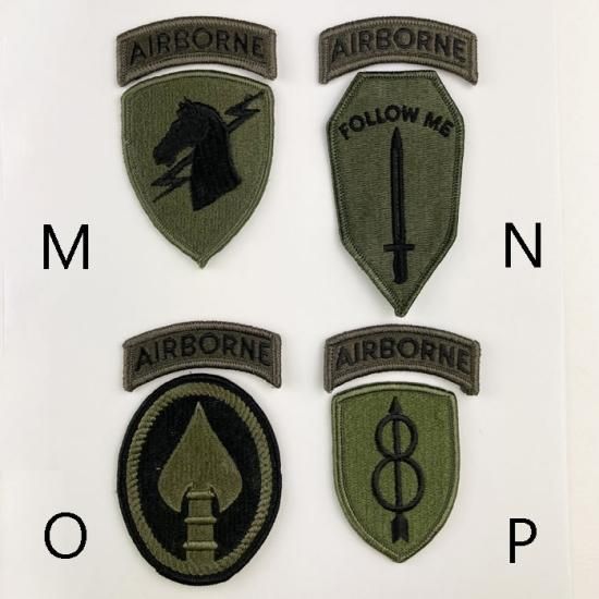 アメリカ軍 エアボーン ワッペン 新品 AIRBORNE- - ミリタリー