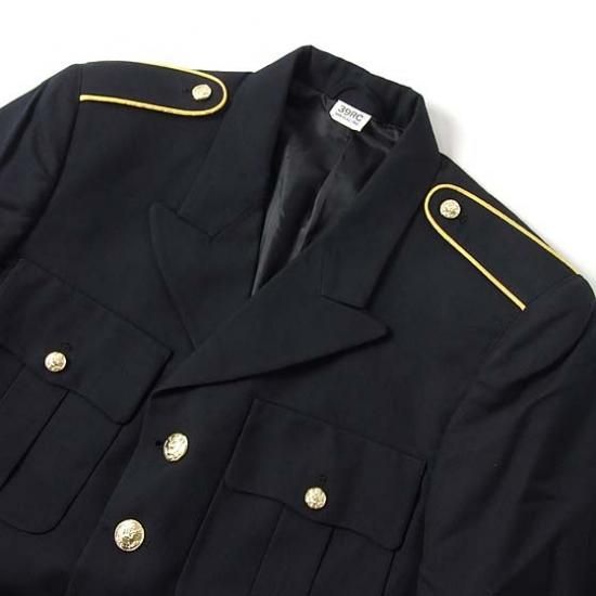 アメリカ陸軍 U.S.ARMY ブラック ドレスジャケット 階級章付 アメリカ陸軍 U.S.ARMY ブラック ドレスジャケット 階級章付