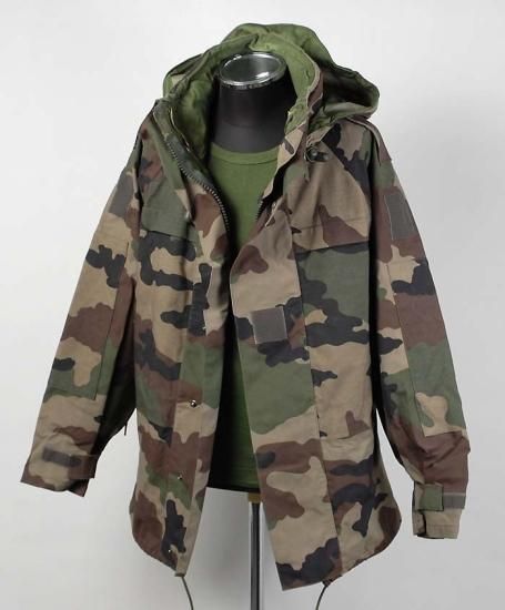 訳あり】フランス軍 CCE カモフラージュ レインジャーパーカー 訳あり】フランス軍 CCE カモフラージュ レインジャーパーカー