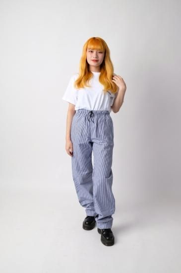 イギリス軍 ギンガムチェック ウエストゴム シェフパンツ(USED)208U- - ミリタリーショップ L.A.BOY (エルエイボーイ)【本店】