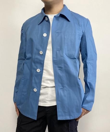 ドイツ軍 BW パステルブルー ワークジャケット 新品 G55N