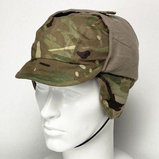 実物】イギリス軍防寒用の帽子（フォークランド紛争頃の物） - 個人装備
