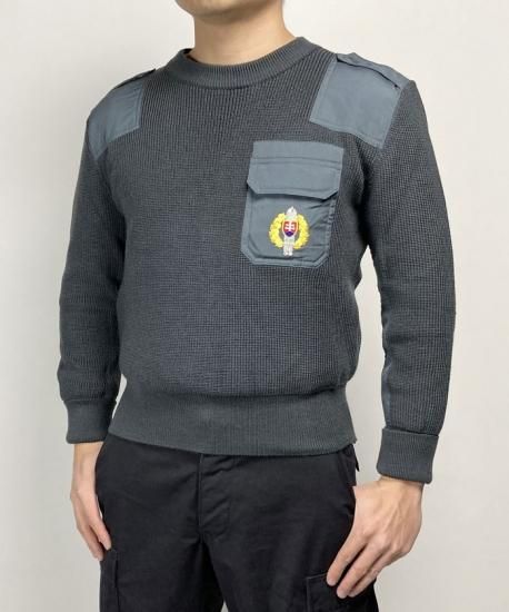 チェコ軍 グレー コマンドセーター 新品 S42N - ミリタリー チェコ軍 グレー コマンドセーター 新品 S42N - ミリタリー