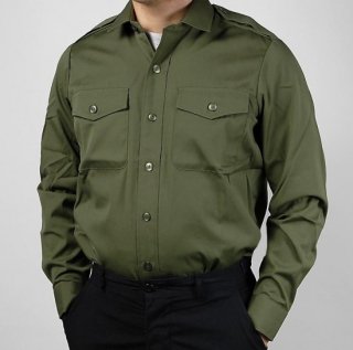 イギリス軍 OD フィールドシャツ（新品）B21N-