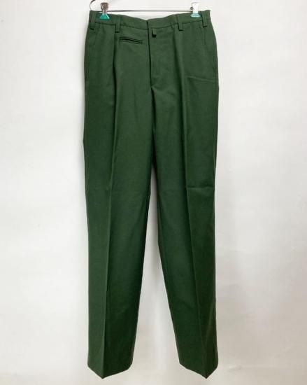 ドイツ警察 POLIZEI グリーン オフィサーパンツ 新品 317N