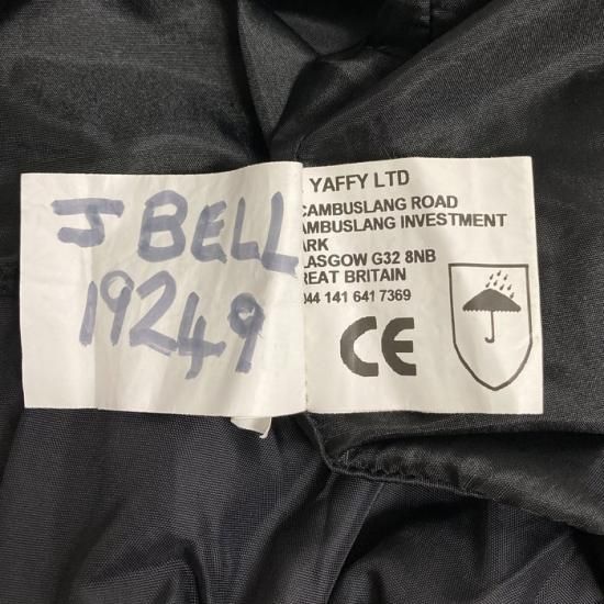 北アイルランド警察 POLICE ダークグリーン GORE-TEX ワッペン付 北アイルランド警察 POLICE ダークグリーン GORE-TEX ワッペン付