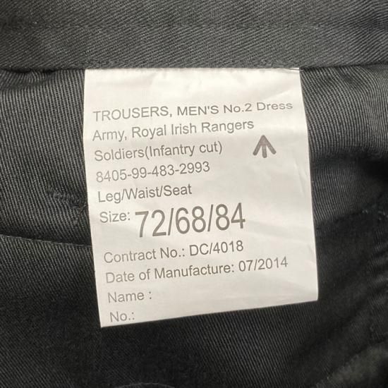 ロイヤル・アイリッシュ連隊 ARMY グリーン No.2 ドレスパンツ