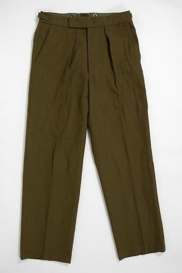 イギリス陸軍 ARMY OD No.2 ドレスパンツ USED 206GU イギリス陸軍 ARMY OD No.2 ドレスパンツ USED 206GU