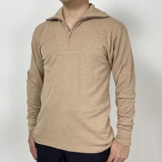 イギリス軍 ベージュ FR ハーフZIP フィールドシャツ 新品 B80N イギリス軍 ベージュ FR ハーフZIP フィールドシャツ 新品 B80N