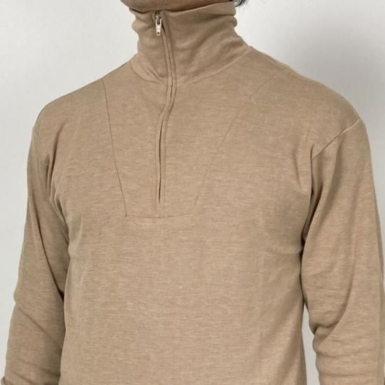イギリス軍 ベージュ FR ハーフZIP フィールドシャツ 新品 B80N イギリス軍 ベージュ FR ハーフZIP フィールドシャツ 新品 B80N