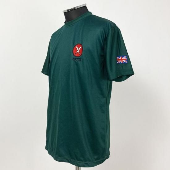 1点物・5種類】イギリス軍関連 グリーン ドライTシャツ USED