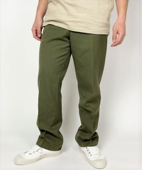 スモール特価】チェコ軍 OD サービスパンツ 新品 790N-SB