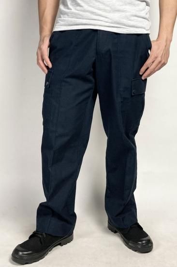 イギリス・ロンドン警察 METROPOLITAN POLICE ネイビー リップストップ カーゴパンツ(USED)225UR= - ミリタリーショップ L.A.BOY (エルエイボーイ)【本店】