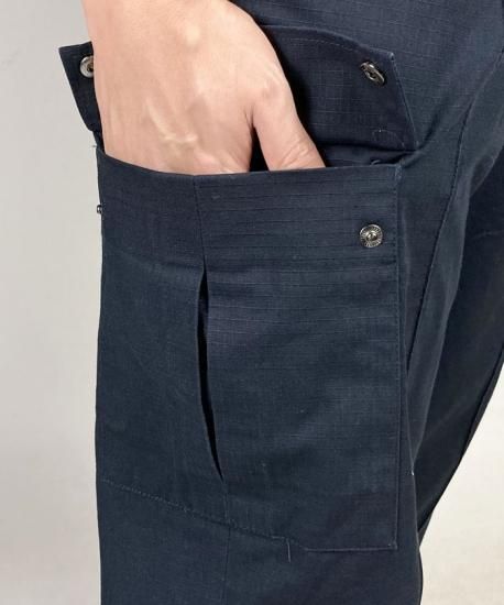 イギリス・ロンドン警察 METROPOLITAN POLICE ネイビー リップストップ カーゴパンツ(USED)225UR= - ミリタリーショップ L.A.BOY (エルエイボーイ)【本店】