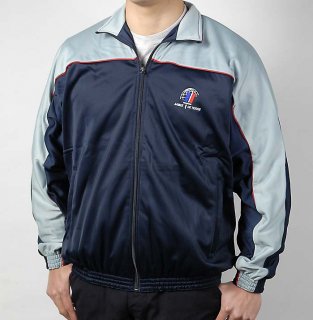 【スモール&ビッグ特価】フランス陸軍 ネイビー/ライトブルー トレーニングジャケット（新品）F31N-SB