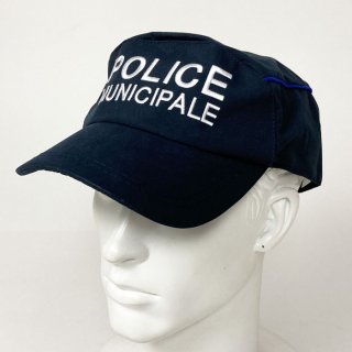 フランス自治体警察 POLICE MUNICIPALE ネイビー ポリスキャップ（新品）MCAP8
