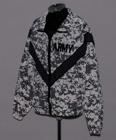 アメリカ軍 U.S.ARMY グレー ACUカモ IPFU トレーニングジャケット 