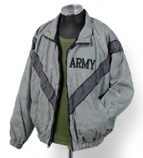 アメリカ軍 U.S.ARMY グレー ACUカモ IPFU トレーニングジャケット（上質USED）前期型　A78NA3=