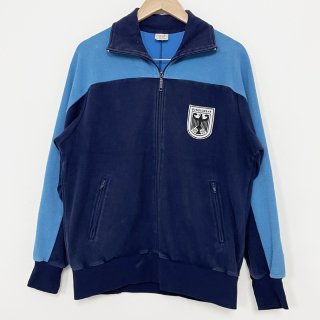【Adidas/アディダス製】ドイツ軍 ネイビー/ライトブルー トレーニングジャケット（USED）GR9=