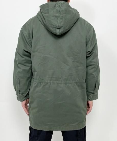 フランス軍 OD HBT F-1 パーカー ボアライナー付 USED 420U