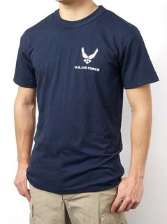 【Sサイズ特価】U.S.AIR FORCE ネイビー SOFFE ミリタリーTシャツ（新品）T46NF-SB-