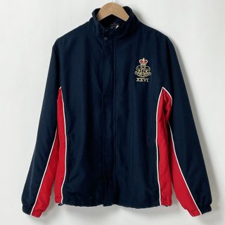 【1点物】イギリス軍 XXVI ネイビー/レッド トレーニングジャケット（USED）Mサイズ　UK177=