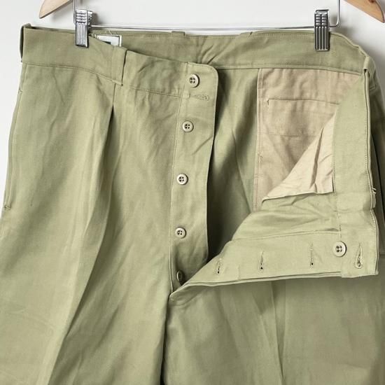 フランス軍 M-52 チノショートパンツ（新品）FR1= - ミリタリー