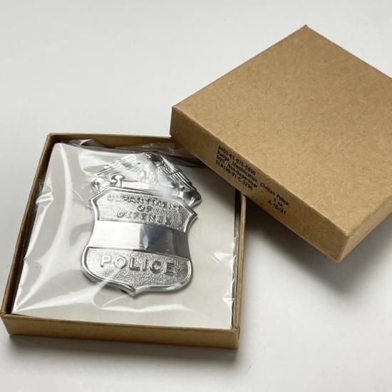 アメリカ国防総省民間警察 DOD Civilian Police 帽章バッジ 新品