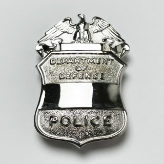 アメリカ国防総省民間警察 DOD Civilian Police 帽章バッジ（新品）37N-
