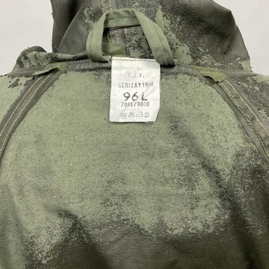訳あり】フランス軍 OD F-2 マイクロパーカー ライナー付 USED