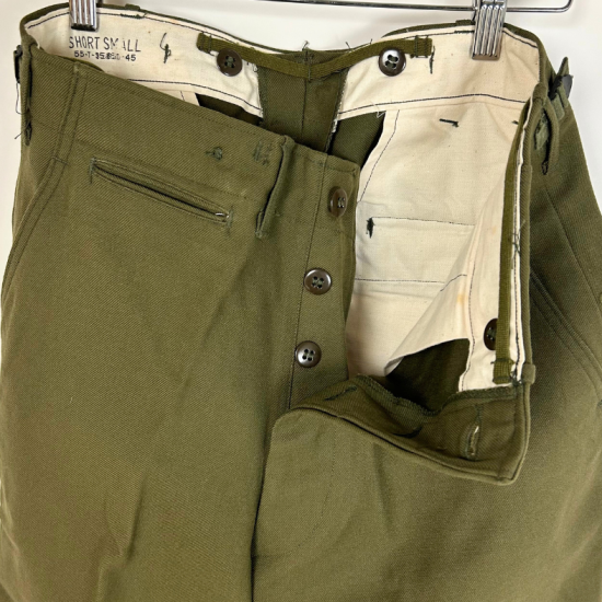 アメリカ軍 OG-108 ウール 初期型 M-51 フィールドパンツ ボタン アメリカ軍 OG-108 ウール 初期型 M-51 フィールドパンツ ボタン