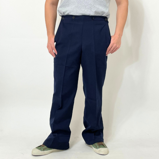 旧東ドイツ海軍 ネイビー セーラーパンツ USED 328U 旧東ドイツ海軍 ネイビー セーラーパンツ USED 328U