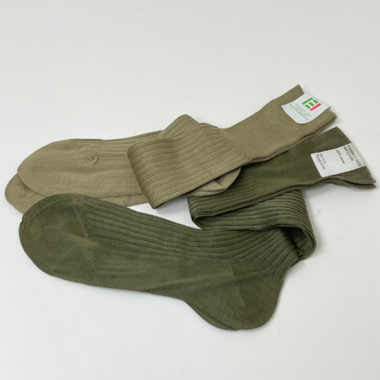 2カラー】イタリア軍 マココットン ロングソックス 新品 68N 2カラー】イタリア軍 マココットン ロングソックス 新品 68N