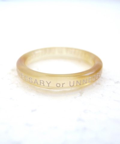 necessary or unnecessary/N.O.UN（ナウン）ボタンリング BUTTON RING INK