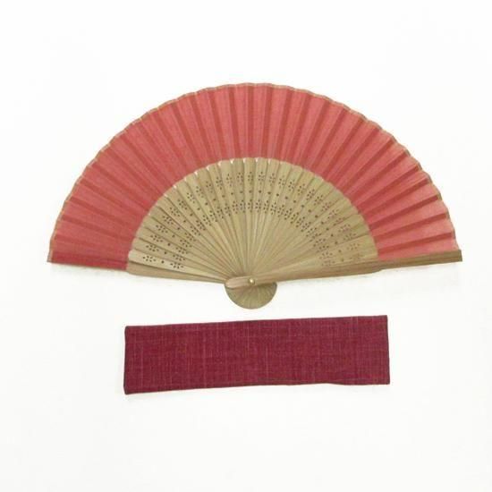 5.3寸バッグ扇 (赤) / ケース付 - iwai 京都井和井通販サイト