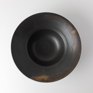 narumiyashirolarge rim bowl  industrial black
