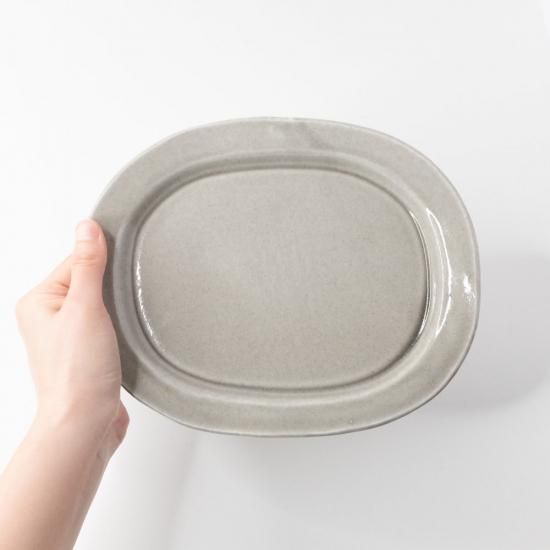 広瀬佳子 オーバルプレートA - 京都 おうち