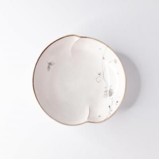 Sugary Ceramics 安南手 桃型プレート 大