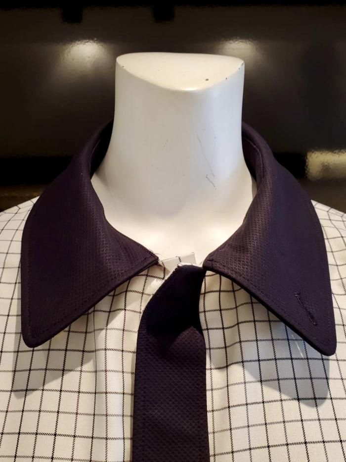 【メーカー直売】の商品をすべて THE RERACS(ザ リラクス)/ A-LINE BALCOLLAR BLOUSE(ECRU シャツ/ブラウス(長袖/七分)