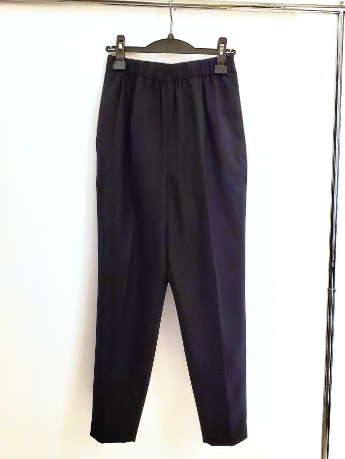 エンフォルド 22AW PEジョーゼット Relax TROUSERS パンツ