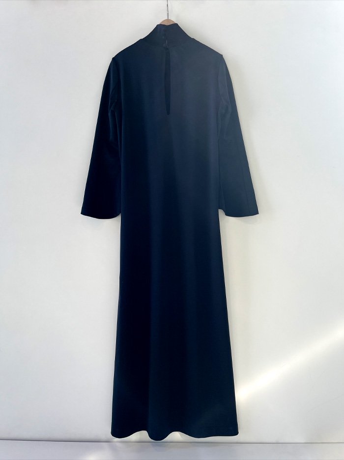 Mame Kurogouchi(マメ クロゴウチ)/Mercerized Cotton High Neck Dress