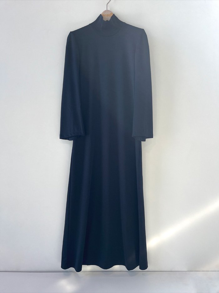 Mame Kurogouchi(ޥ )/Mercerized Cotton High Neck Dress