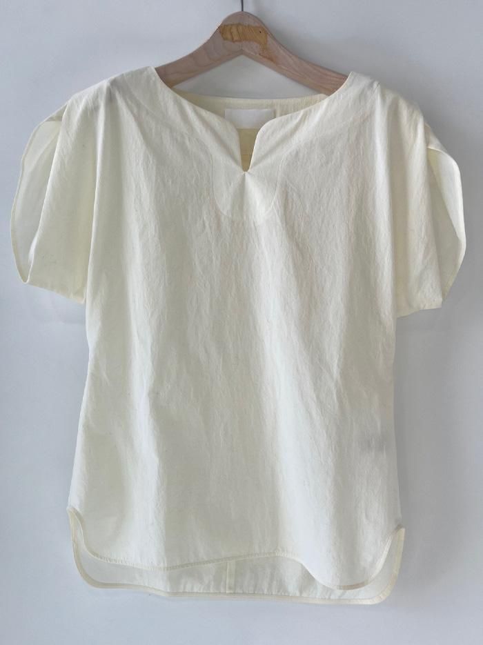 <img class='new_mark_img1' src='https://img.shop-pro.jp/img/new/icons20.gif' style='border:none;display:inline;margin:0px;padding:0px;width:auto;' />Mame Kurogouchi(ޥ )/Dry Touch Cotton Blouse