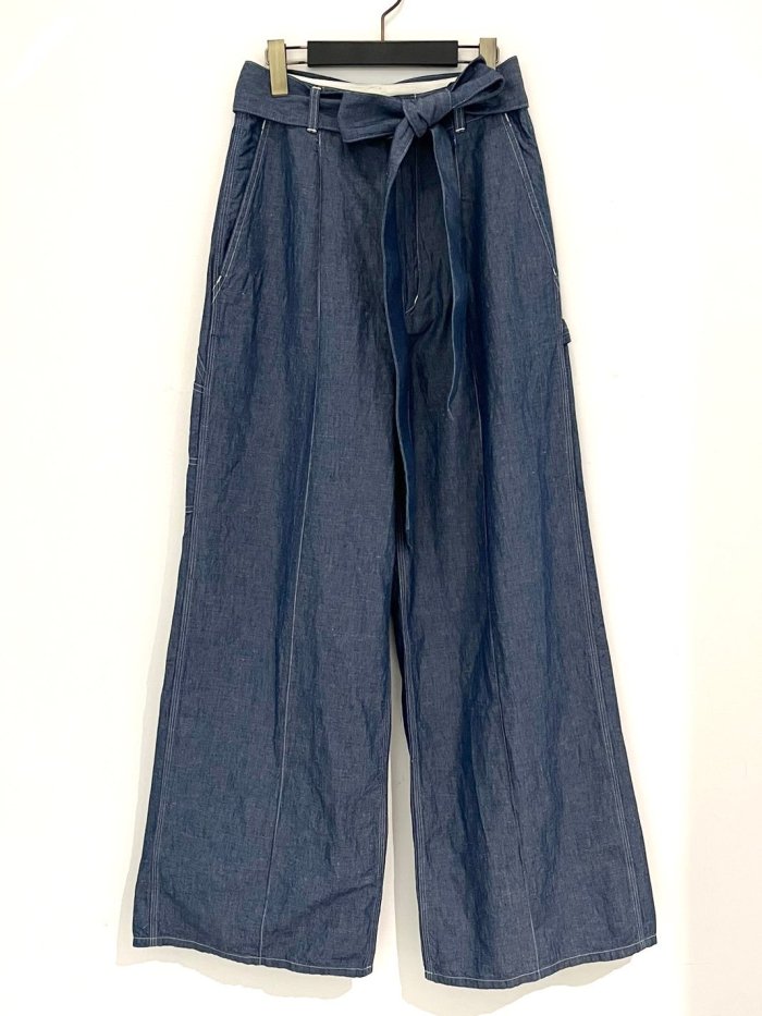 <img class='new_mark_img1' src='https://img.shop-pro.jp/img/new/icons8.gif' style='border:none;display:inline;margin:0px;padding:0px;width:auto;' />HYKE(ϥ)/CHAMBRAY WORK PANTS