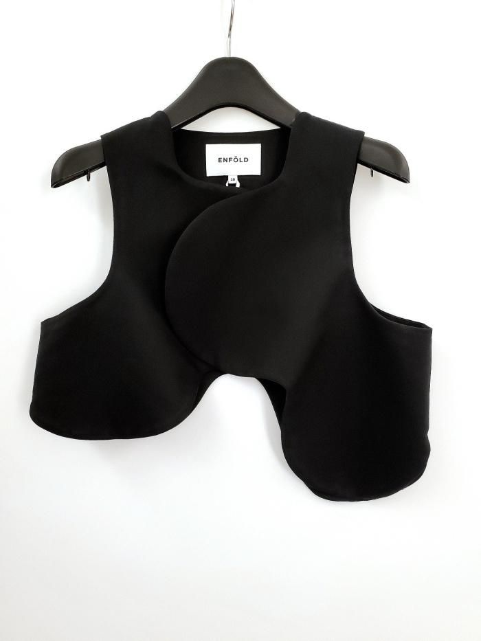 ENFOLD(エンフォルド)/WAVE CROPPED VEST ENFOLD(エンフォルド)/WAVE CROPPED VEST